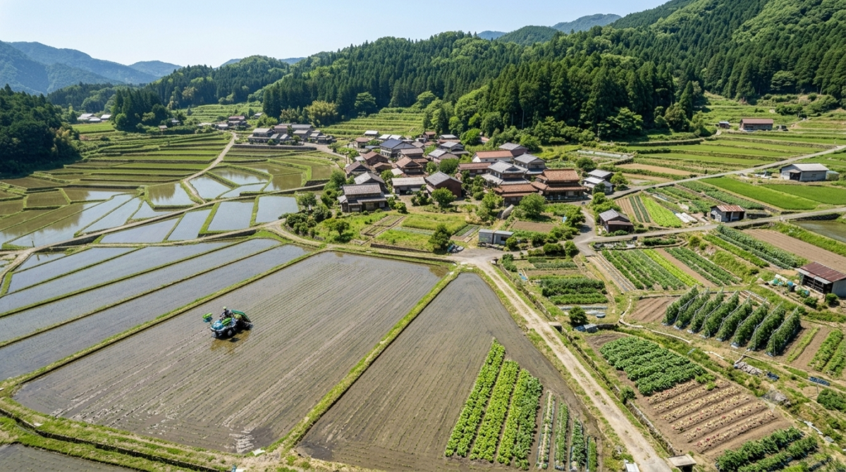 例江場農場SMPの田んぼ写真